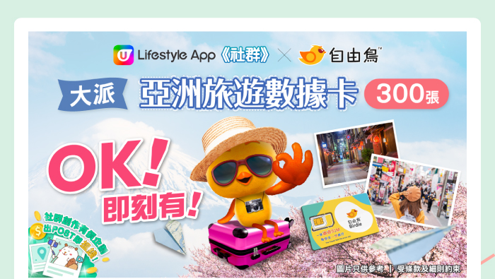 大派 亞洲旅遊數據卡